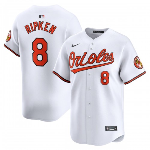 Cal Ripken Jr. Baltimore Orioles Nike Home Limited Player Jersey - White