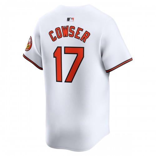 Colton Cowser Baltimore Orioles Nike Home Limited Player Jersey - White