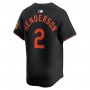 Gunnar Henderson Baltimore Orioles Nike Alternate Limited Player Jersey - Black Gunnar Henderson Baltimore Orioles Nike Alternate Limited Player Jersey - Black
