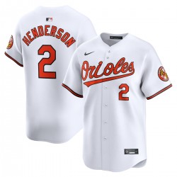 Gunnar Henderson Baltimore Orioles Nike Home Limited Player Jersey - White Gunnar Henderson Baltimore Orioles Nike Home Limited Player Jersey - White