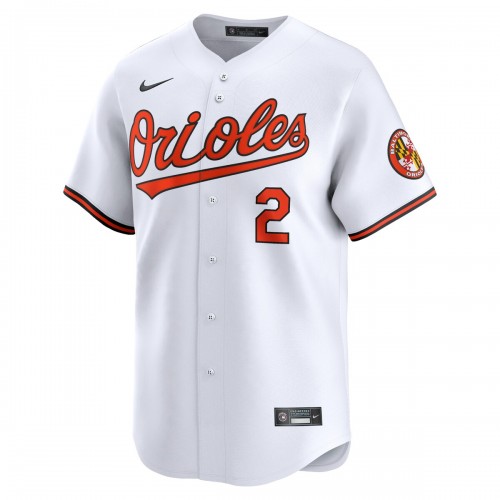 Gunnar Henderson Baltimore Orioles Nike Home Limited Player Jersey - White