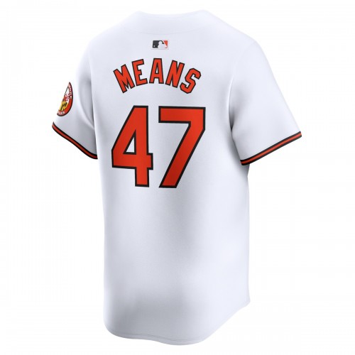 John Means Baltimore Orioles Nike Home Limited Player Jersey - White