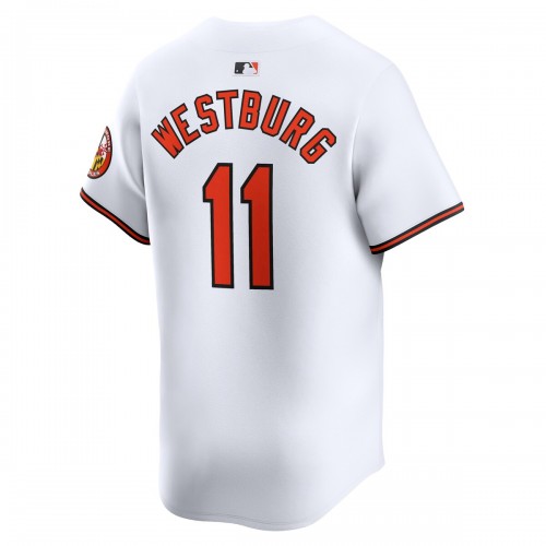 Jordan Westburg Baltimore Orioles Nike Home Limited Player Jersey - White