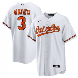 Jorge Mateo Baltimore Orioles Nike Replica Player Jersey - White Jorge Mateo Baltimore Orioles Nike Replica Player Jersey - White