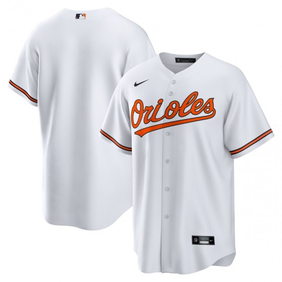 Baltimore Orioles Nike Home Blank Replica Jersey - White