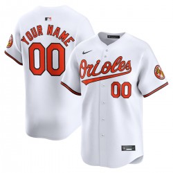 Baltimore Orioles Nike Home Limited Custom Jersey - White Baltimore Orioles Nike Home Limited Custom Jersey - White