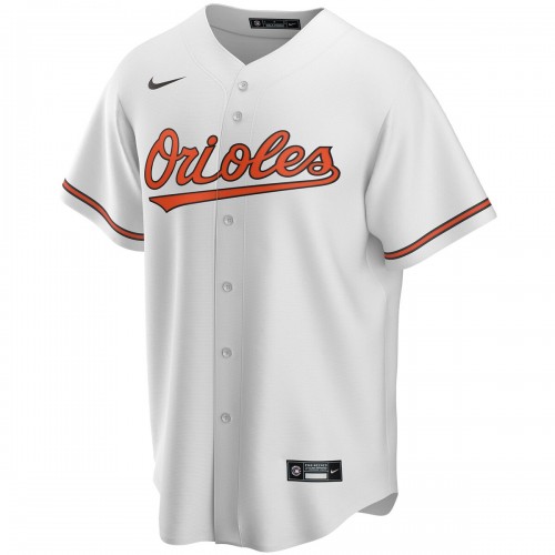 Baltimore Orioles Nike Home Replica Custom Jersey - White