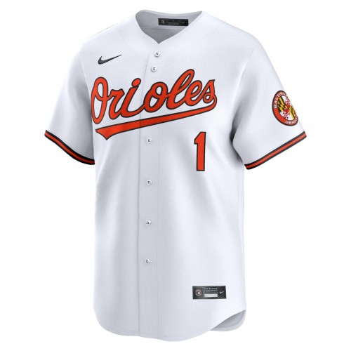 Baltimore Orioles Nike #1 Dad Home Limited Jersey - White