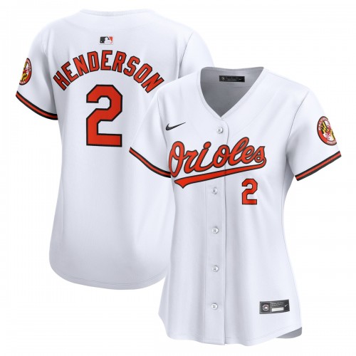 Gunnar Henderson Baltimore Orioles Nike Women's  Home Limited Player Jersey - White