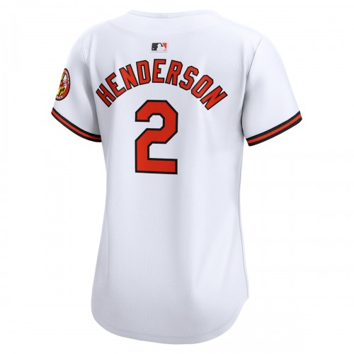 Gunnar Henderson Baltimore Orioles Nike Women's  Home Limited Player Jersey - White