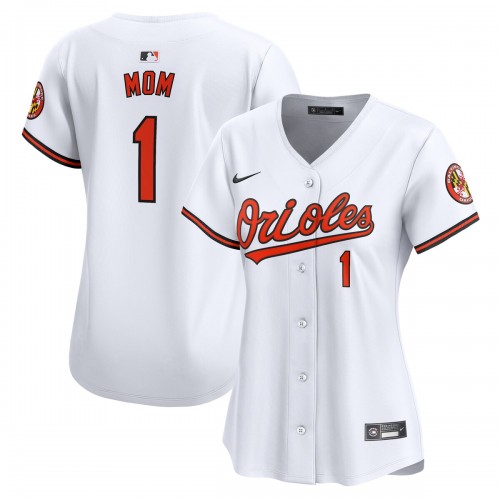 Baltimore Orioles Nike Women's #1 Mom Home Limited Jersey - White