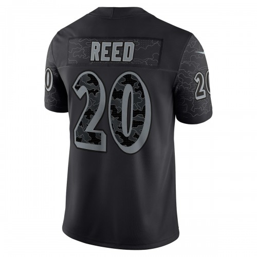 Ed Reed Baltimore Ravens Nike Retired Player RFLCTV Limited Jersey - Black