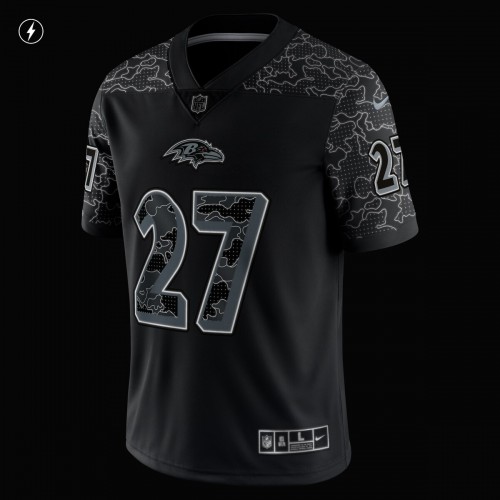 J.K. Dobbins Baltimore Ravens Nike RFLCTV Limited Jersey - Black