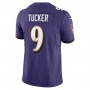 Justin Tucker Baltimore Ravens Nike Vapor F.U.S.E. Limited Jersey - Purple