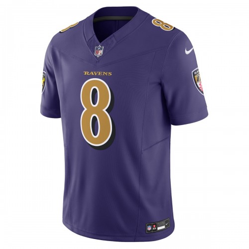 Lamar Jackson Baltimore Ravens Nike Vapor F.U.S.E. Limited Alternate Jersey - Purple
