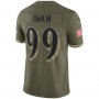 Odafe Oweh Baltimore Ravens Nike 2022 Salute To Service Limited Jersey - Olive
