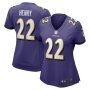 Derrick Henry Baltimore Ravens Nike Women's Game Player Jersey - Purple