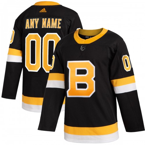 Boston Bruins adidas 2019/20 Alternate Authentic Custom Jersey - Black