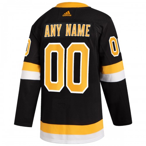 Boston Bruins adidas 2019/20 Alternate Authentic Custom Jersey - Black
