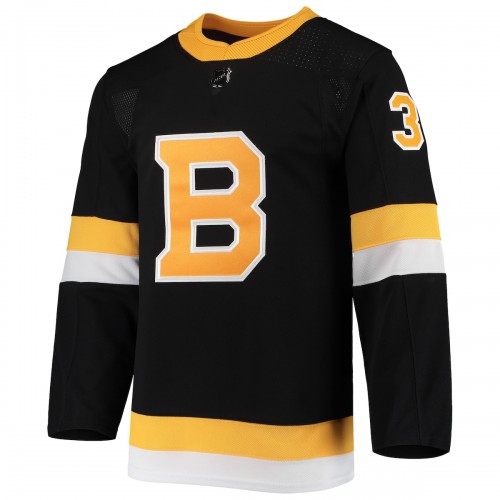 Patrice Bergeron Boston Bruins adidas Alternate Authentic Player Jersey - Black