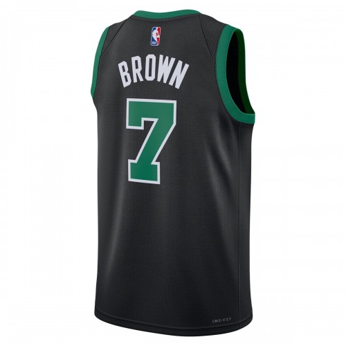 Jaylen Brown Boston Celtics Jordan Brand 2022/23 Statement Edition Swingman Jersey - Black