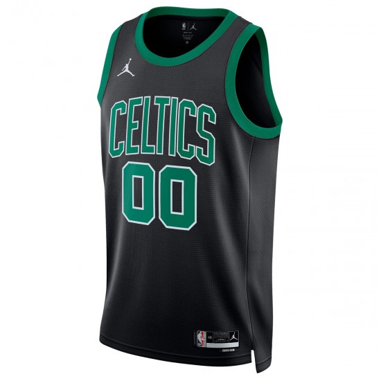 Boston Celtics Jordan Brand Unisex 2022/23 Swingman Custom Jersey - Statement Edition - Black