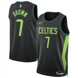 Jaylen Brown Boston Celtics Nike Unisex 2024/25 Swingman Player Jersey - City Edition - Black
