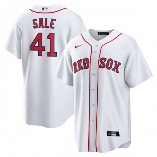 Chris Sale Boston Red Sox Nike Home Replica Player Name Jersey - White