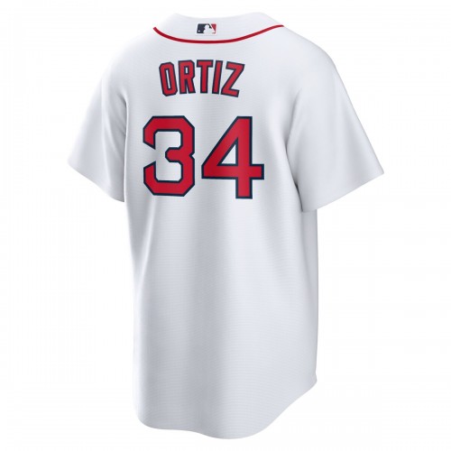 David Ortiz Boston Red Sox Nike Home Replica Player Jersey - White