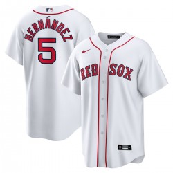 Enrique Hernandez Boston Red Sox Nike Home Official Replica Player Jersey - White Enrique Hernandez Boston Red Sox Nike Home Official Replica Player Jersey - White
