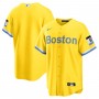 Boston Red Sox Nike 2021 City Connect Replica Jersey - Gold/Light Blue