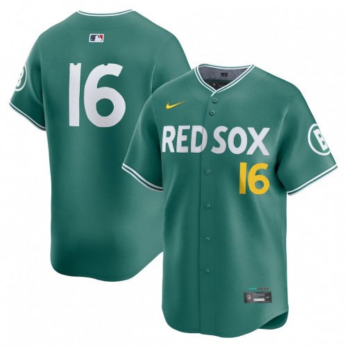 Jarren Duran Boston Red Sox Nike 2025 City Connect Limited Player Jersey - Green Jarren Duran Boston Red Sox Nike 2025 City Connect Limited Player Jersey - Green