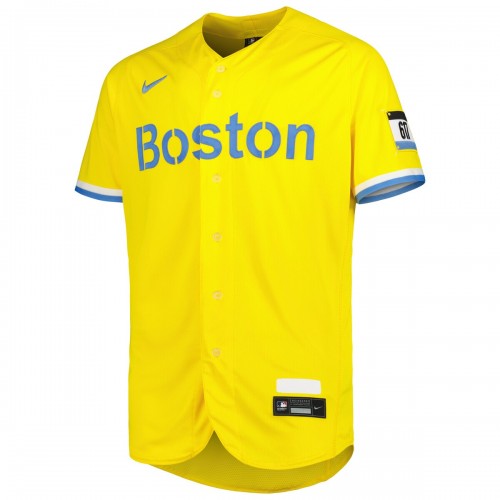 Rafael Devers Boston Red Sox Nike City Connect Authentic Player Jersey - Gold Rafael Devers Boston Red Sox Nike City Connect Authentic Player Jersey - Gold