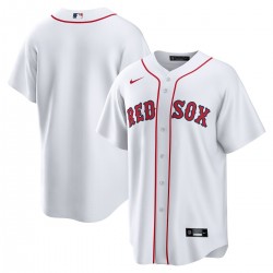 Boston Red Sox Nike Home Replica Team Jersey - White Boston Red Sox Nike Home Replica Team Jersey - White