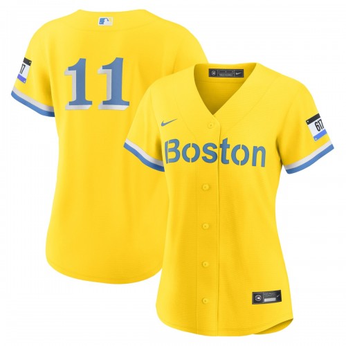 Rafael Devers Boston Red Sox Nike Women's City Connect Replica Player Jersey - Gold