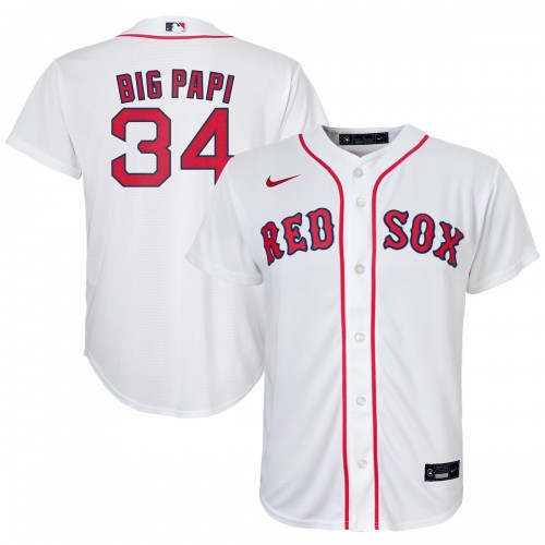David Ortiz Boston Red Sox Nike Youth Replica Player Jersey - White