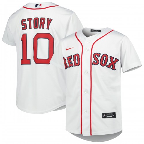 Trevor Story Boston Red Sox Nike Youth Alternate Replica Player Jersey - White