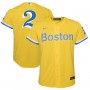Xander Bogaerts Boston Red Sox Nike Youth City Connect Replica Player Jersey - Gold/Light Blue