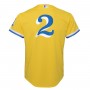Xander Bogaerts Boston Red Sox Nike Youth City Connect Replica Player Jersey - Gold/Light Blue