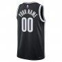 Brooklyn Nets Nike 2021/22 Diamond Swingman Custom Jersey - Icon Edition - Black