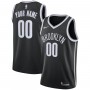 Brooklyn Nets Nike Swingman Custom Jersey Black - Icon Edition