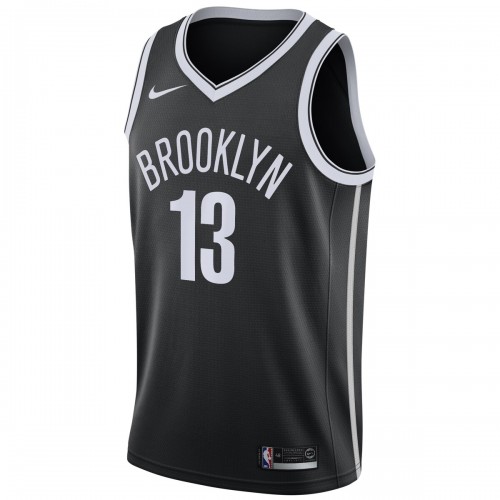 James Harden Brooklyn Nets Nike 2020/21 Swingman Jersey Black - Icon Edition