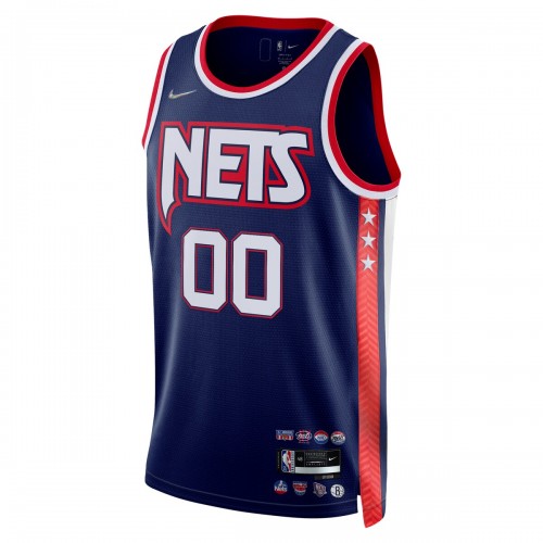 Brooklyn Nets Nike 2021/22 Swingman Custom Jersey - City Edition - Navy