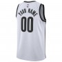 Brooklyn Nets Nike 2020/21 Swingman Custom Jersey - Association Edition - White
