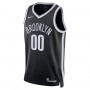 Brooklyn Nets Nike Unisex 2022/23 Swingman Custom Jersey Black - Icon Edition