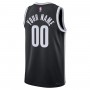 Brooklyn Nets Nike Unisex 2022/23 Swingman Custom Jersey Black - Icon Edition