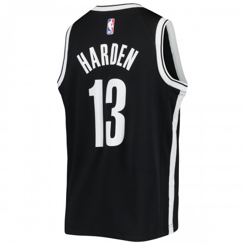 James Harden Brooklyn Nets Nike Youth 2020/21 Swingman Jersey - Black - Icon Edition