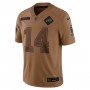 Stefon Diggs Buffalo Bills Nike 2023 Salute To Service Limited Jersey - Brown