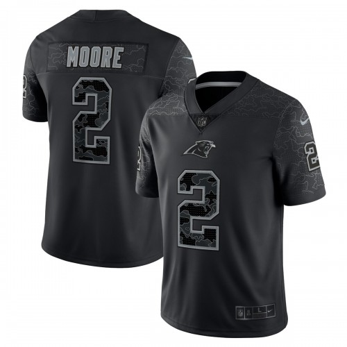 D.J. Moore Carolina Panthers Nike RFLCTV Limited Jersey - Black