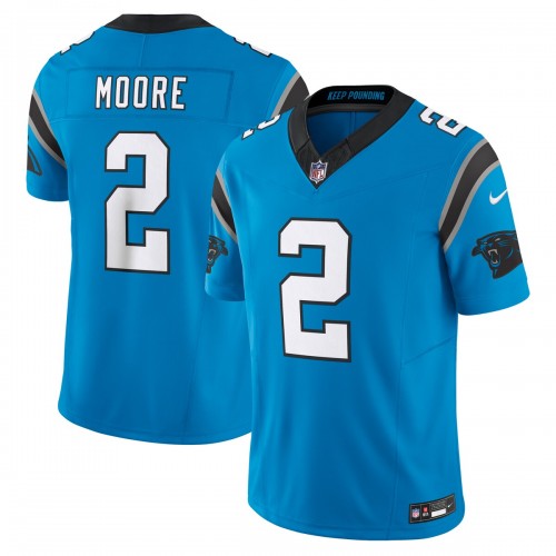 D.J. Moore Carolina Panthers Nike Alternate Vapor F.U.S.E. Limited Jersey - Blue